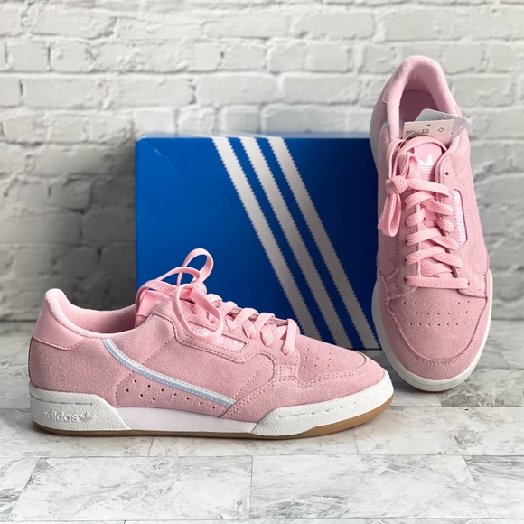 adidas continental 80 pink sole